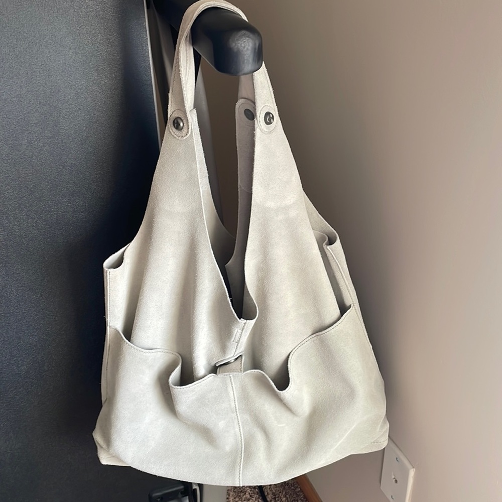 Free People Paris Suede Tote. New without tags